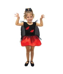 Fantasia Vampiro Drácula Halloween Infantil Traje Luxuoso Para Meninos - M  6 - 9 - Ri Happy