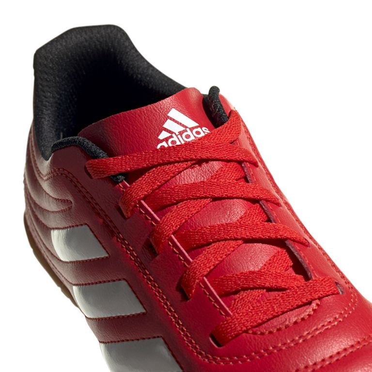 chuteira futsal adidas vermelha