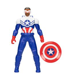 Boneco-Articulado-com-Acessorio---Disney---Marvel-Mighty-Hero-Series---Capitao-America---Hasbro-0