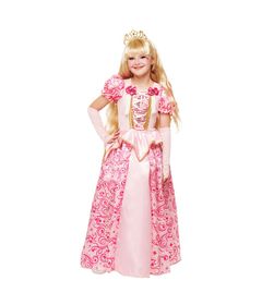 Fantasia Bela Adormecida Princesa Aurora Infantil Luxo Rubies G 9-12