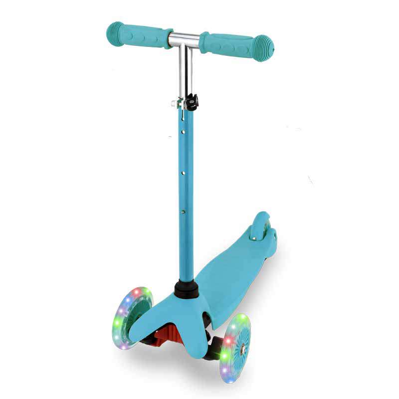 Patinete Rodas Com Led Ate 35kg Azul Cardoso 0