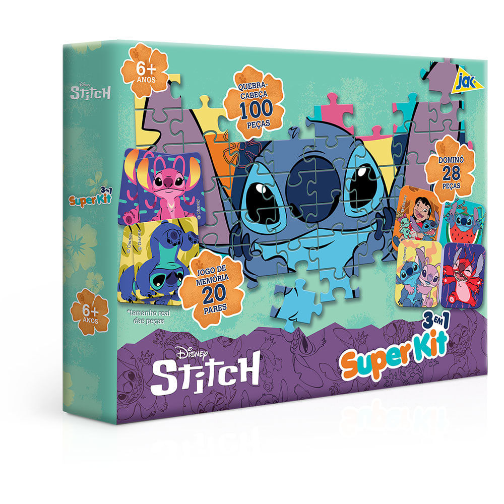 Como jogar Imagem e Ação: passo a passo e regras! 5 Kit De Jogos Stitch Super Kit 3 em1 Toyster 0
