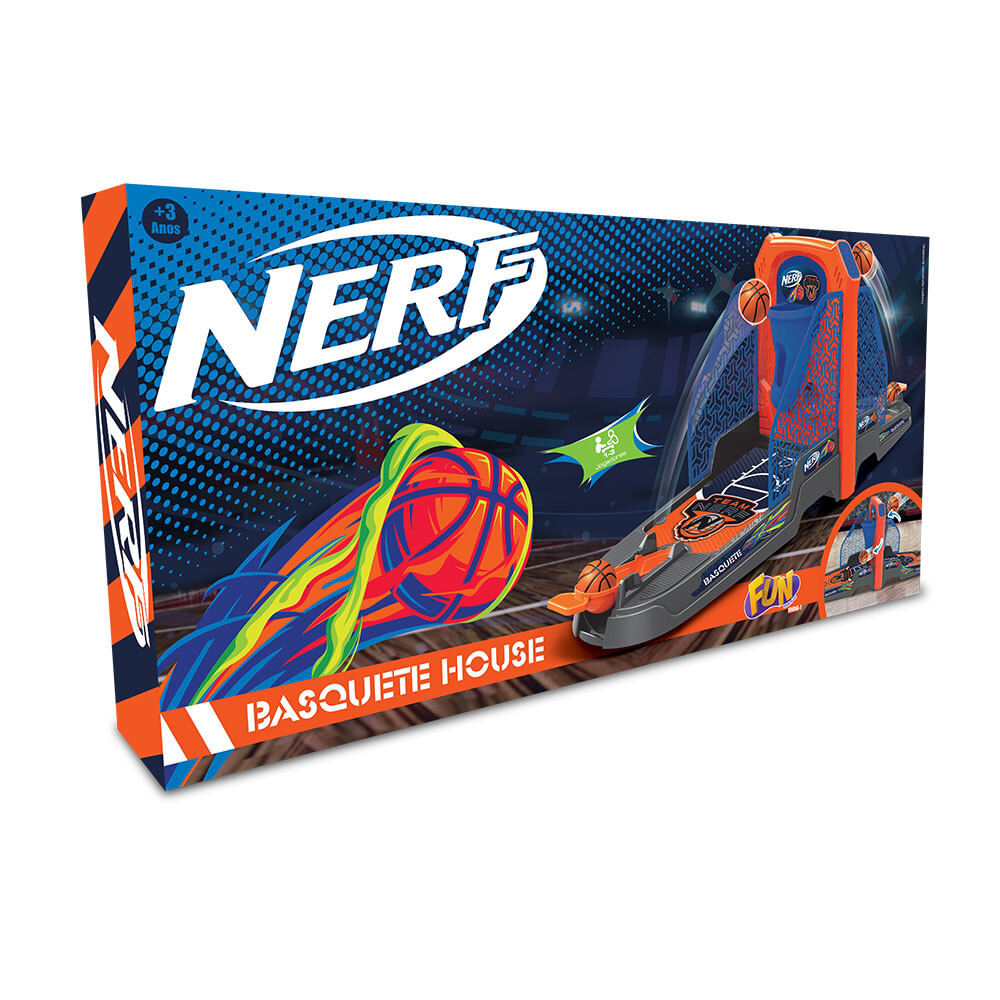Nerf Basquete House Lancador Fun 0