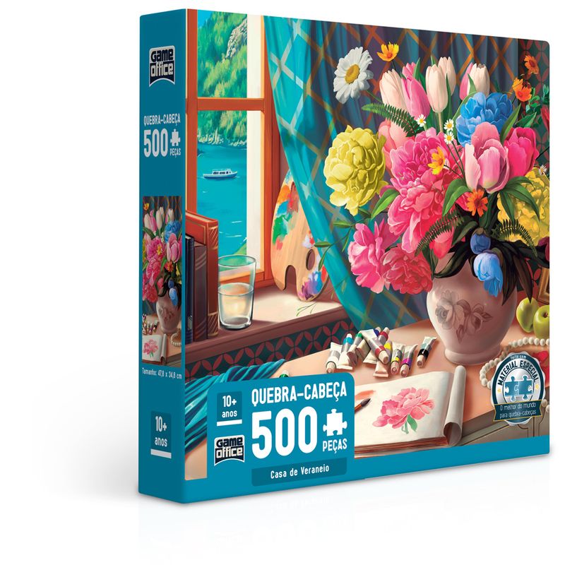 Quebra cabeça 500 peças ri happy Clearance