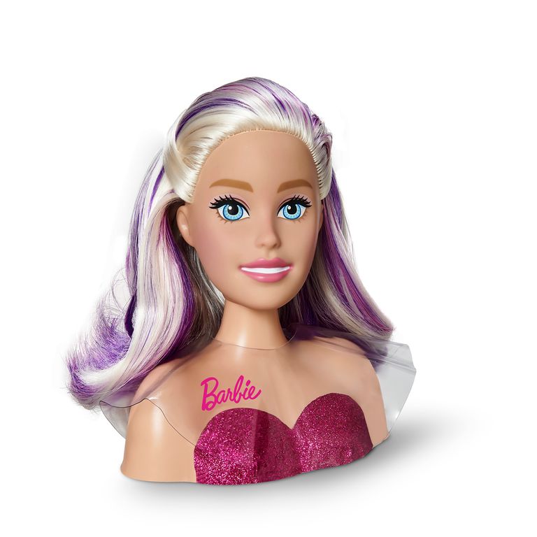 Boneca Barbie Busto Para Pentear e Maquiar Com Acessórios Salão De