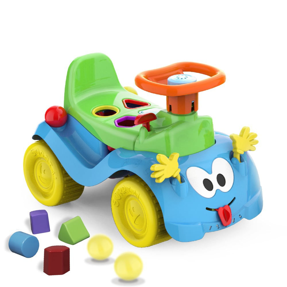 Motoca para bebê: dicas para escolher a melhor opção! 5 Primeiros Passos Totokinha Bolinha Cardoso Azul 0