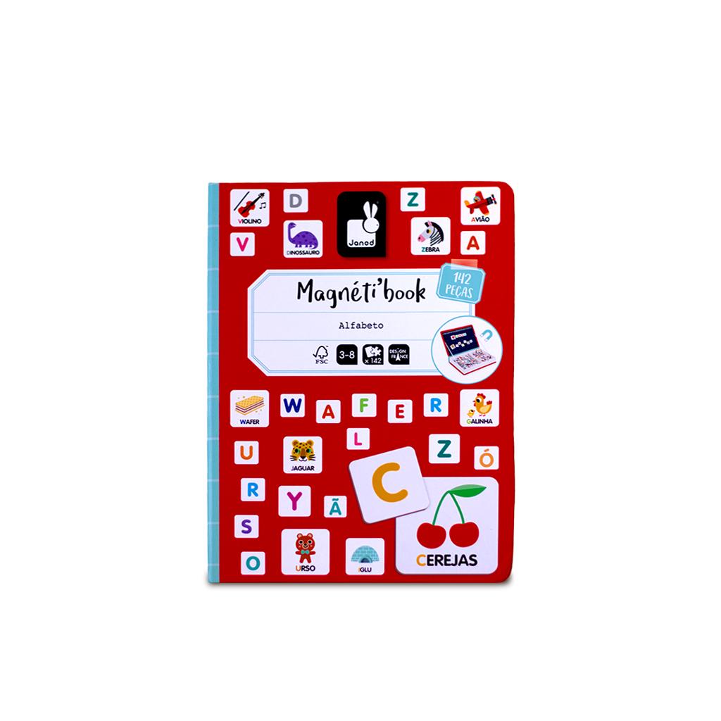 Livro Magnetico Janod Alfabeto Cereja Maped 0