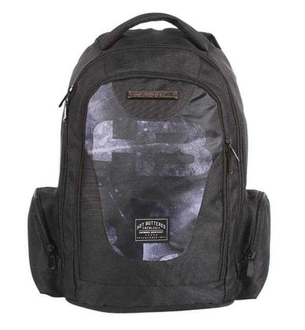 Mochila Costas Escolar Hot Buttered - Preta - Dermiwil