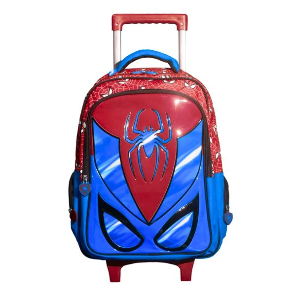 Mochilete Escolar Spider - Yins - ESCUDO VM/AZ