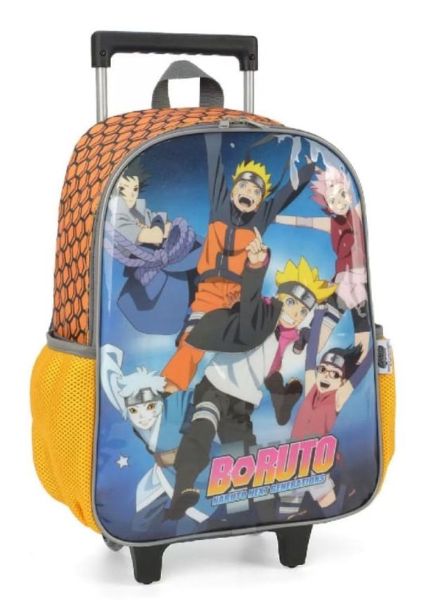 Mochilete Escolar Infantil Boruto IC38112BR-LR - Luxcel