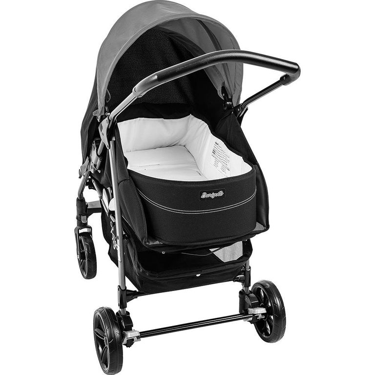 carrinho bebê burigotto ecco capuccino bebê conforto e base