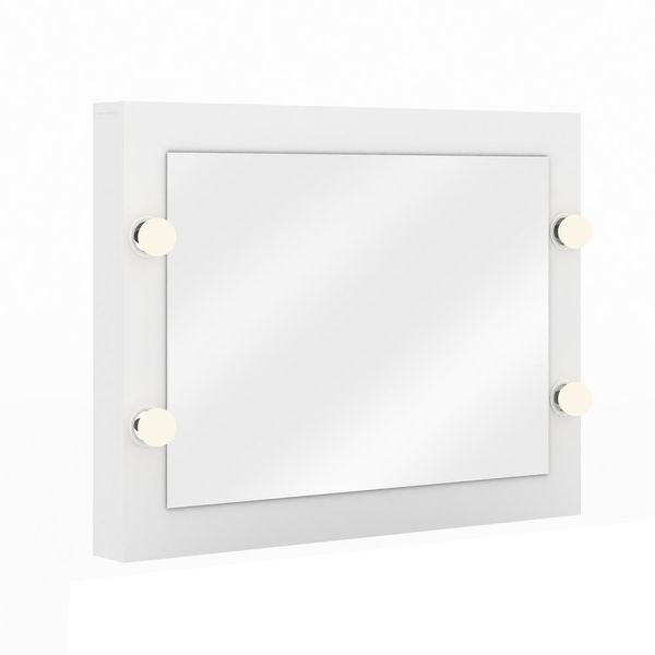 Painel com Espelho para Penteadeira Multimóveis CR35019 Branco