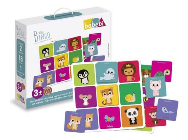 Joguinhos de Bolsa - Mini Bingo - Babebi