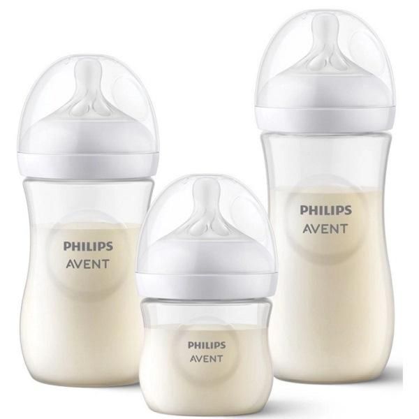 Kit 3 Mamadeiras Petala 125ML/260ML/330M SCD838/27 Philips AVENT