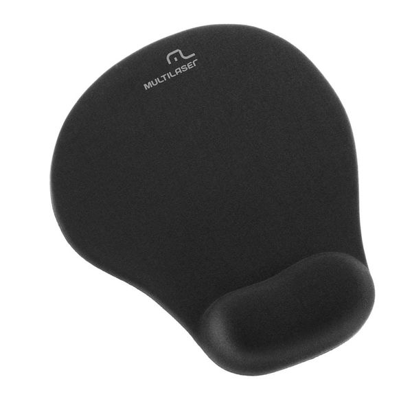 Mouse Pad Com Apoio Ergonômico Em Gel Pequeno Preto Multilaser - AC021OUT [Reembalado] AC021OUT