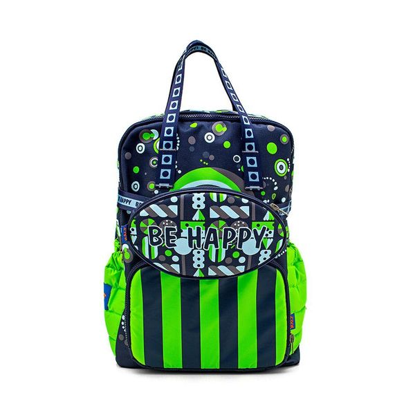 Mochila Com Pochete Mait Pirulito Colorida Único