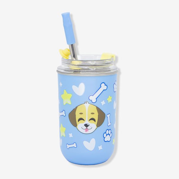 Copo Neo com Canudo Amo Dogs – Zonacriativa