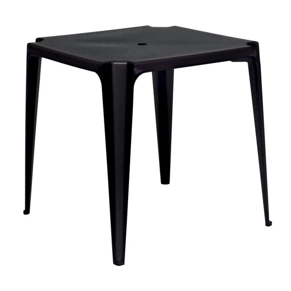 Mesa Plástica Mor Preta