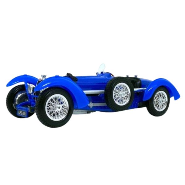 Miniatura Carro Bugatti Type 59 1934 1/18 Azul Bburago 12062