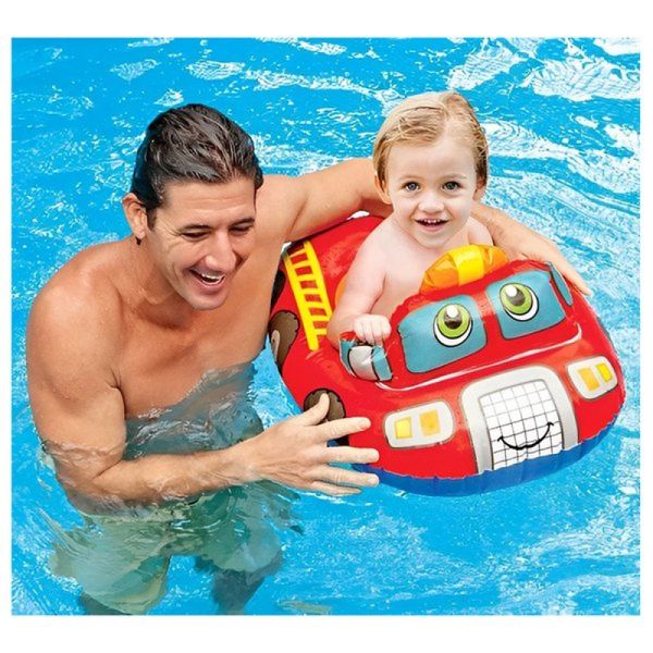Boia Bote Inflável Infantil Carrinho Praia Piscina 74cm