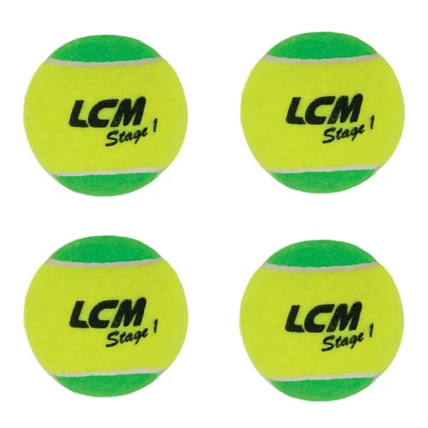 Kit Bola de Tênis Stage 1 LCM com 4 Unidades