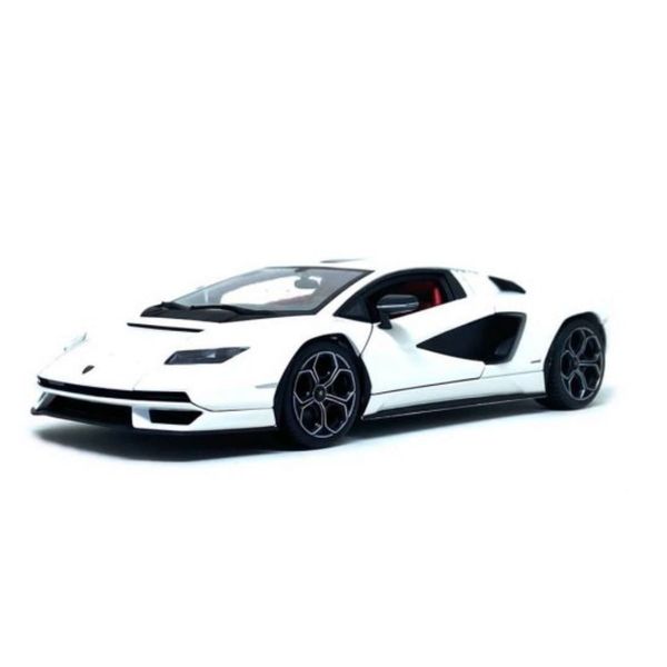 Miniatura Carro Lamborghini Countach Lpi 800-4 1/24 Branco Bburago 21102
