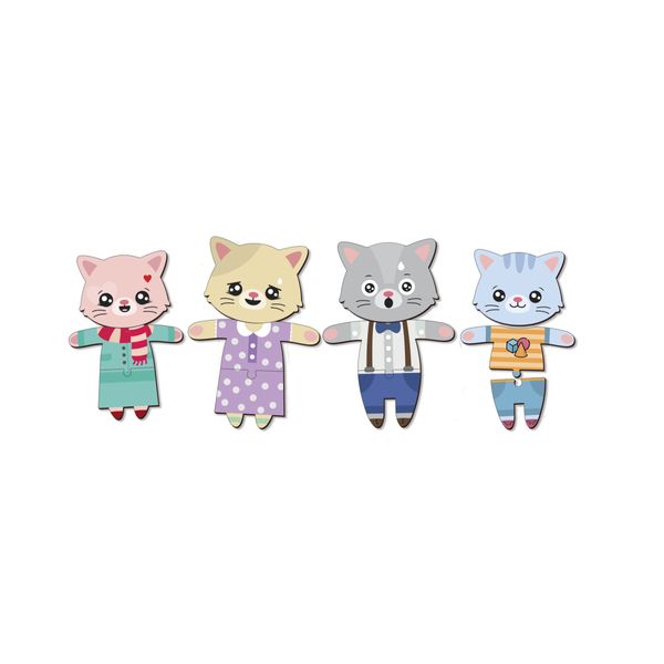 Família Gatinhos Expressões- BABEBI