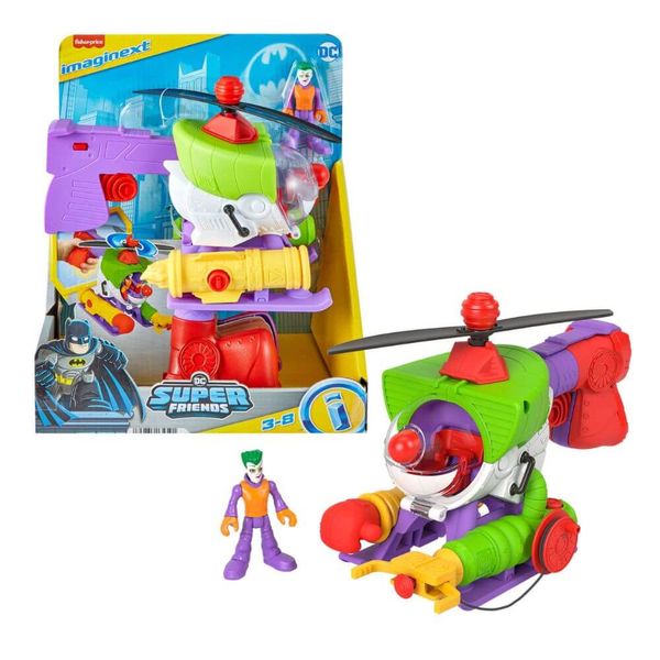 Imaginext DC Super Friends Robo Coptero do Coringa - Mattel HMV09