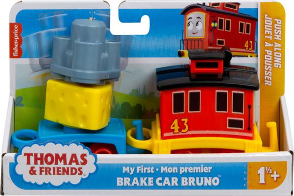 Brinquedo Thomas e Seus Amigos Meu Primeiro Trenzinho Bruno - Mattel HXP56