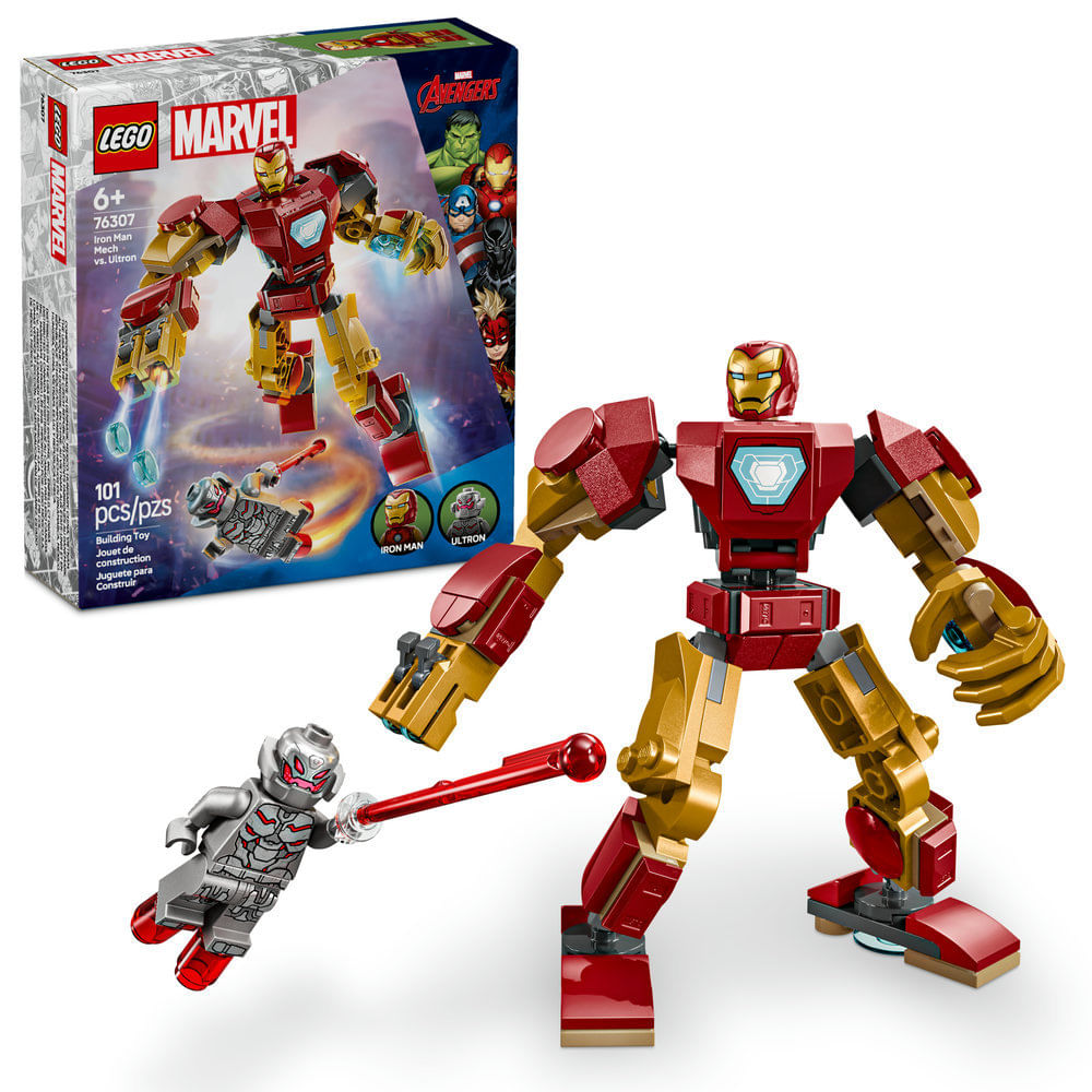 LEGO - Super Heroes Marvel - Robô do Homem de Ferro vs. Ultron - 76307