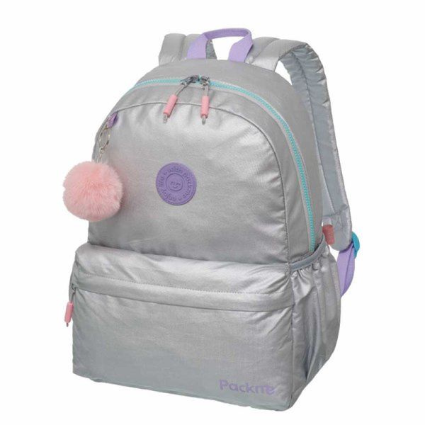 Mochila Costas Pack Me Enjoy Prata