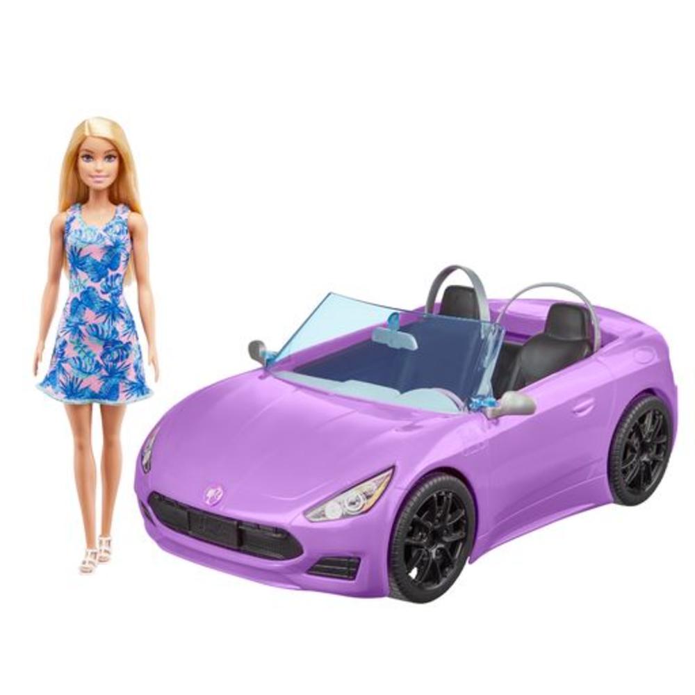 Boneca e Acessórios - Barbie - Carro Conversível - Roxo - Mattel