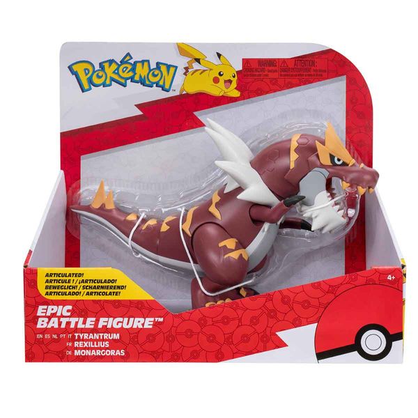 Boneco Tyrantrum De Batalha Épico De 16Cm - Pokémon