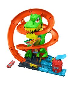Pista-de-Percurso---Hot-Wheels---T-Rex-X---Quartel-de-Bombeiros---Mattel-0