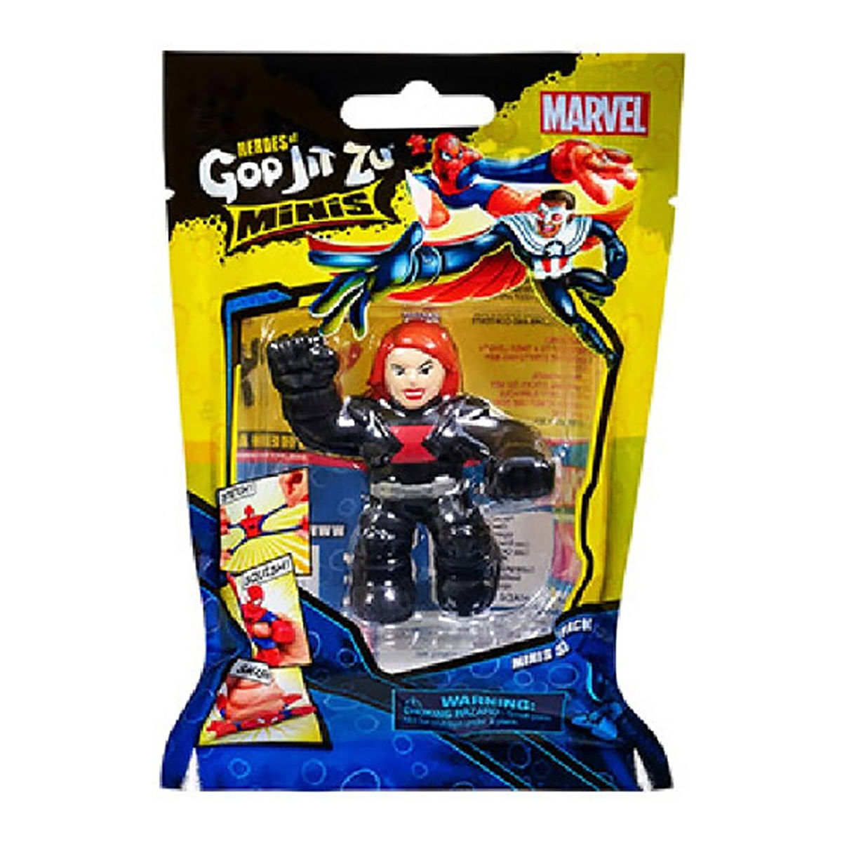 Boneco Elástico Que Estica Viúva Negra - Goo Jit Zu Marvel