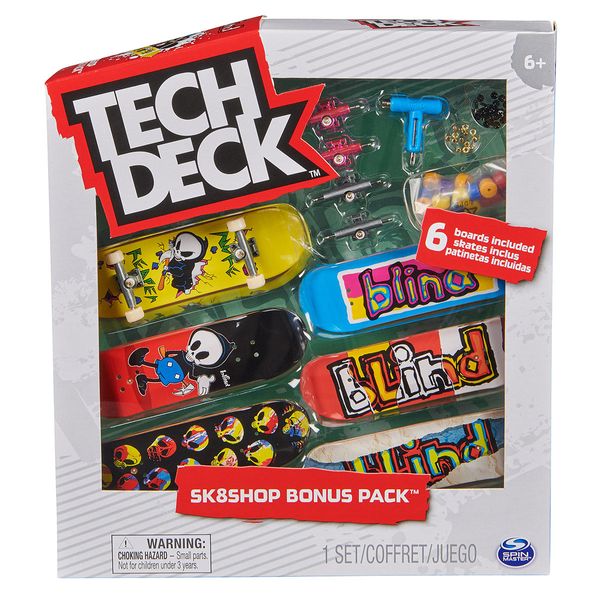 Kit 3 Skate De Dedo E Acessórios Blind - Tech Deck