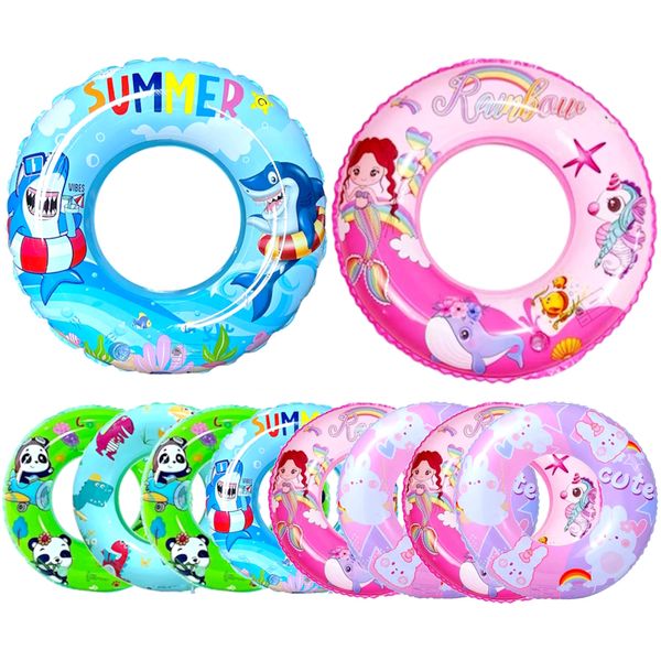 10 Boias de Cintura Infantil Meninas 80cm Diâmetro Suporta até 50kg Atacado Revenda