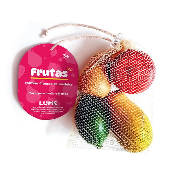 Frutas Lume - Brinquedo de Madeira