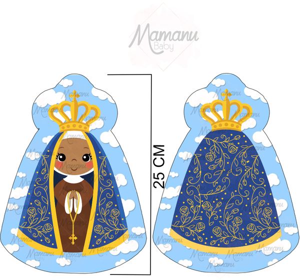Almofada Naninha Luxo Nossa Senhora De Aparecida