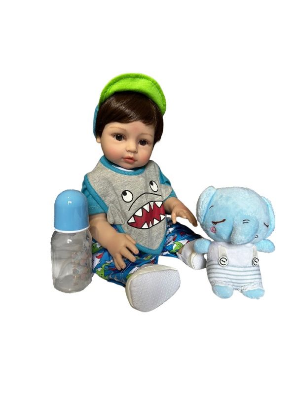 Bebe Reborn Menino Silicone 47 Cm Davi