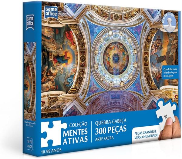 MENTES ATIVAS - ARTE SACRA - QUEBRA CABEÇA 300 PEÇAS - TOYSTER