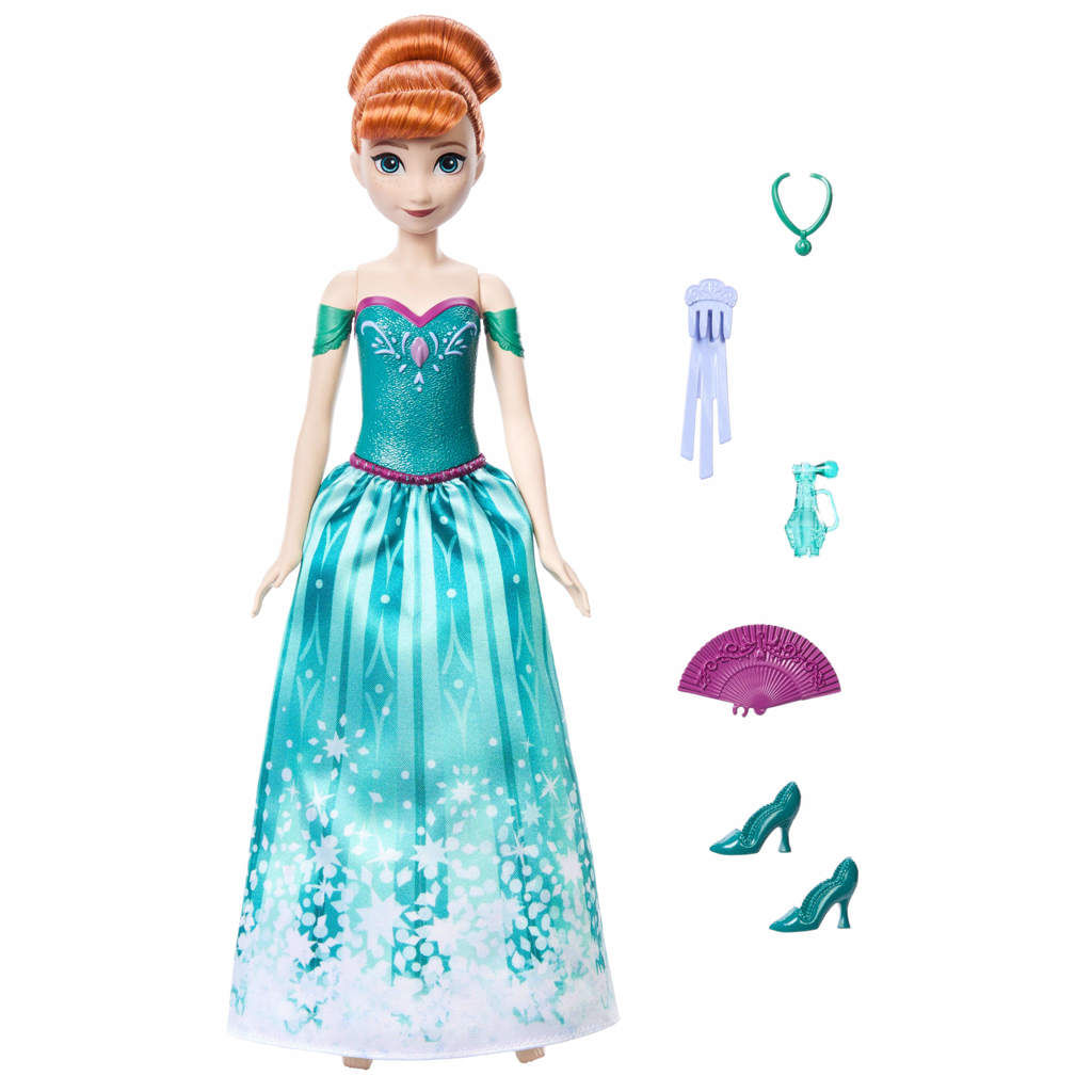 Boneca Articulada - Disney - Girar e Revelar - Frozen - Anna - Mattel