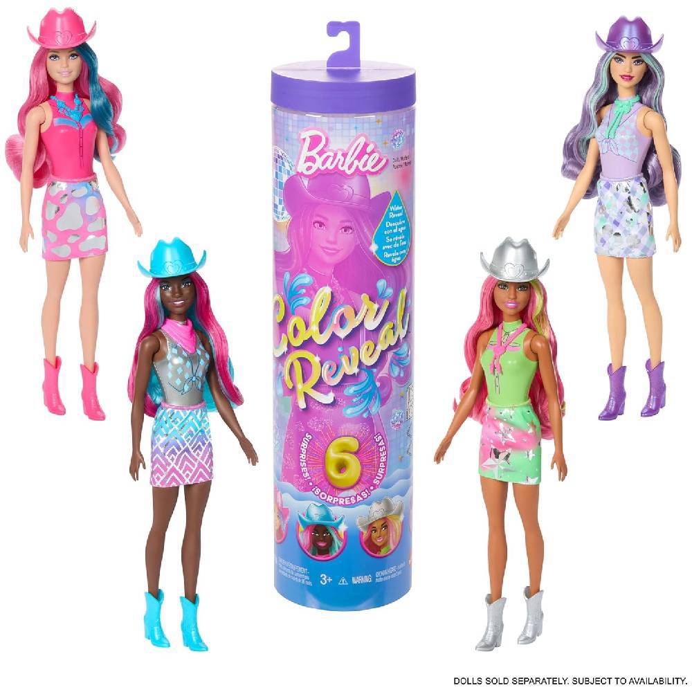 Boneca Articulada Barbie Color Reveal Disco Star Surpresa Mattel 0