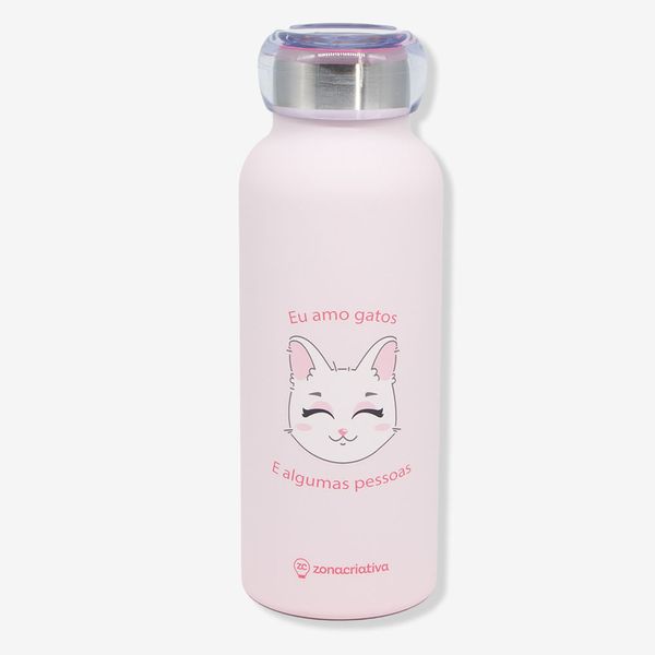 Garrafa Bubble Eu Amo Gatos – Zonacriativa