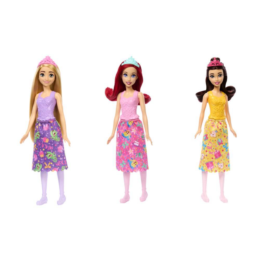 Boneca Articulada - Disney - Princesas - Vestido de Festa - Modelos Sortidos - Mattel