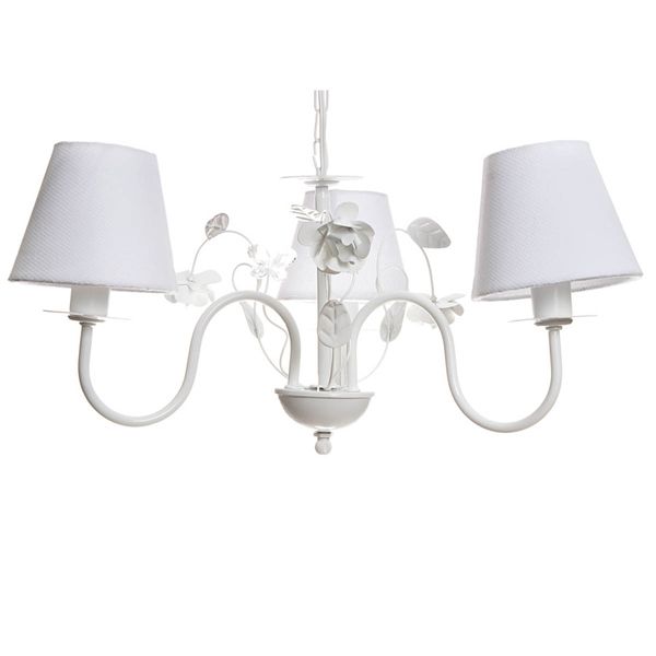 Lustre 3L Floral Branco