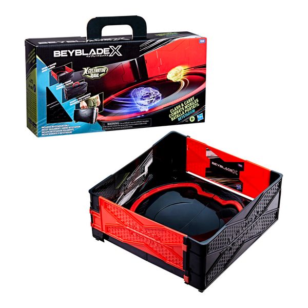 Beyblade X Arena Beystadium Fechar e Levar - Hasbro