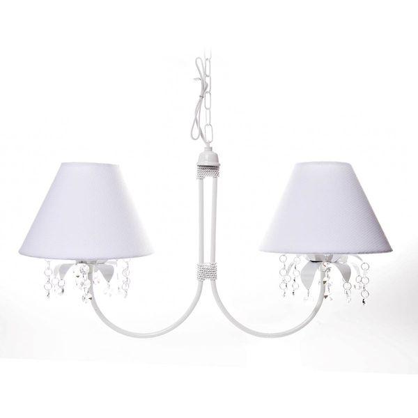 Lustre 2L Primavera Cristais