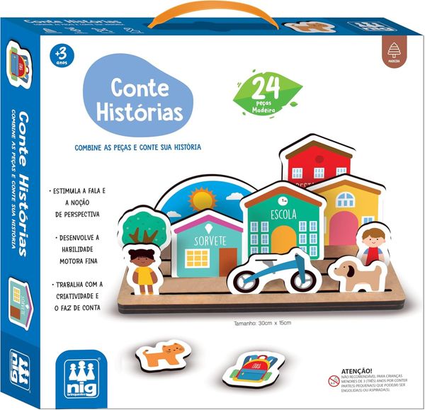 Conte História 24 Peças Nig