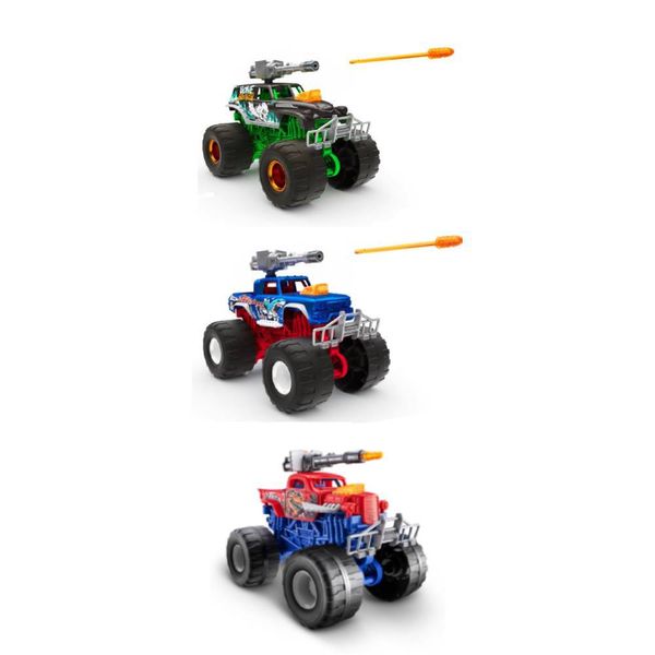 Veículo Lançador - Metal Machine - Monster Wheels - Modelos Sortidos - Candide